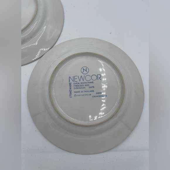 Newcor Countryside Goose Geese Salad Plates Set of Two - Picture 5 of 5